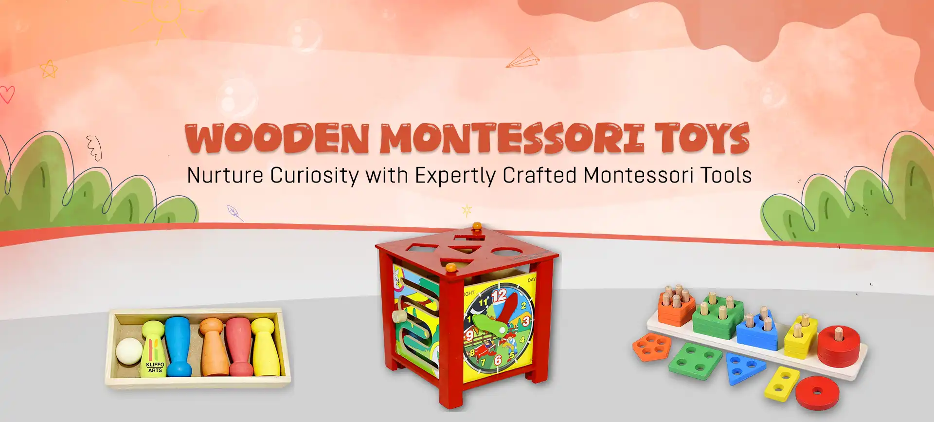 Wooden Montessori Toys Manufacturers in Uttar Pradesh