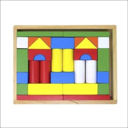 Wooden Building Blocks Toys Kids Skill Development Toy Set Manufacturers, Suppliers in Uttar Pradesh